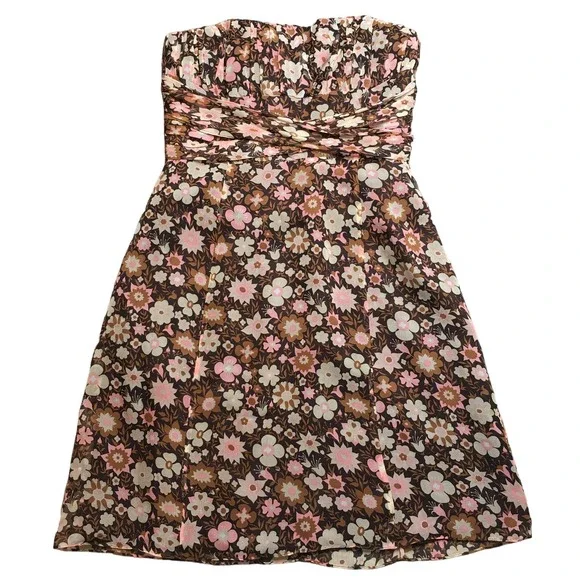 embroidered mesh cocktail dress Vintage Flower Embroidered Mesh Patchwork Dress, Black / S (Bust 86 cm)